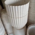 White Stripe Pot